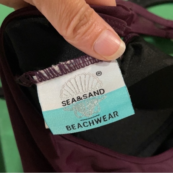 Sea and Sand Swimwear Bikini Size 8 Padded Bra NWT - Picture 6 of 11